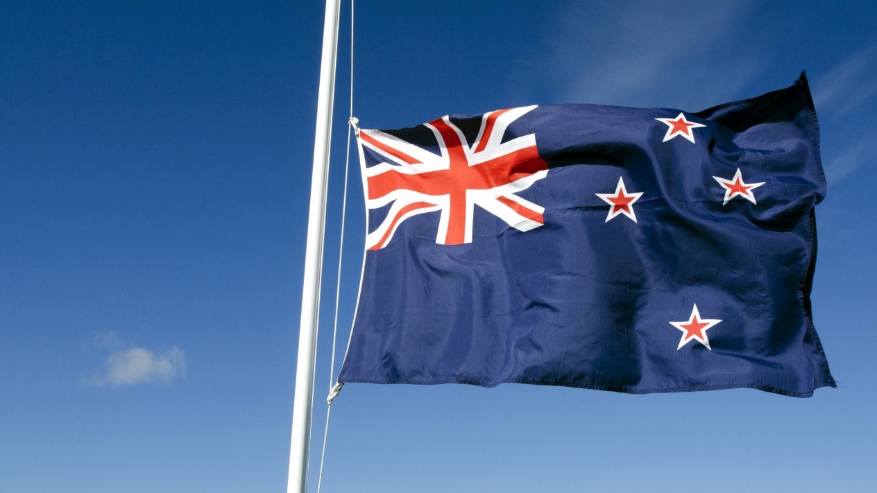 Image of the New Zealand flag following proposals from the central bank to regulate high value clearing
