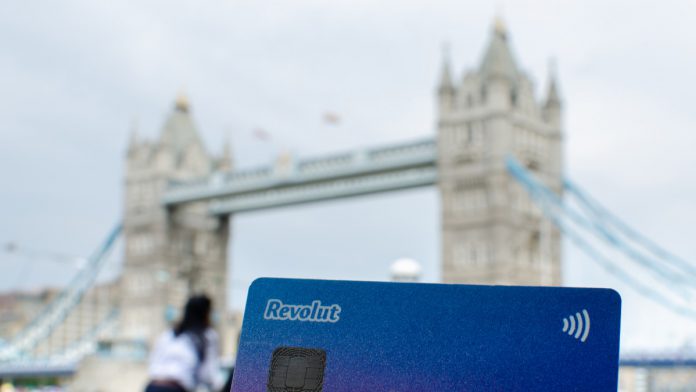 Revolut card in London