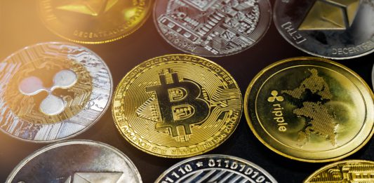 Plethora of crypto coins.