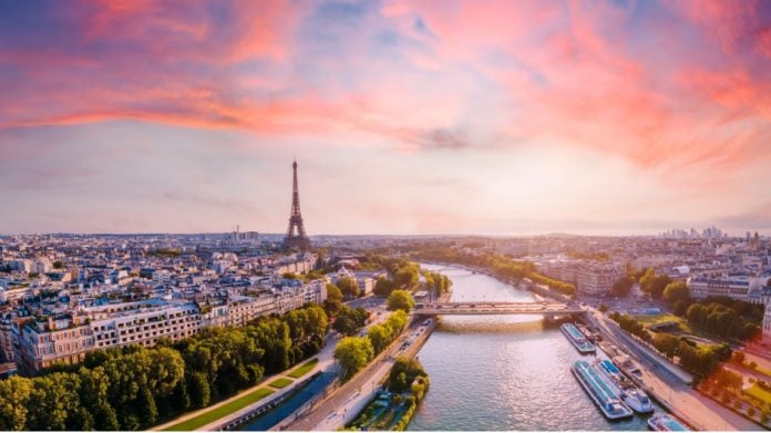 A view of Paris, France.