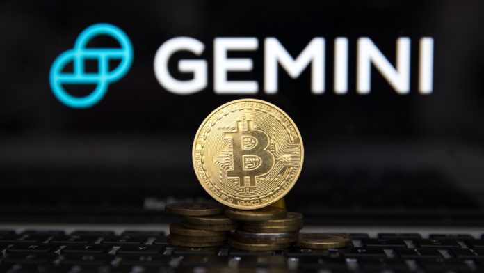 Gemini digital currency exchange logo.
