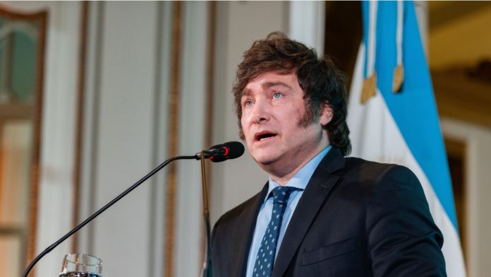 Buenos Aires, Argentina; 8 24 2023: Javier Milei.