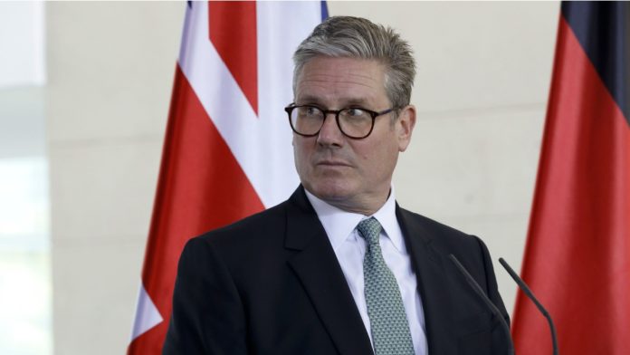 UK Prime Minister Keir Stamer in Berlin, Germany.