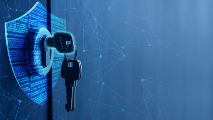 Cyber security and Protection personal identity concepts.digital network privacy.business management with blockchain technology.