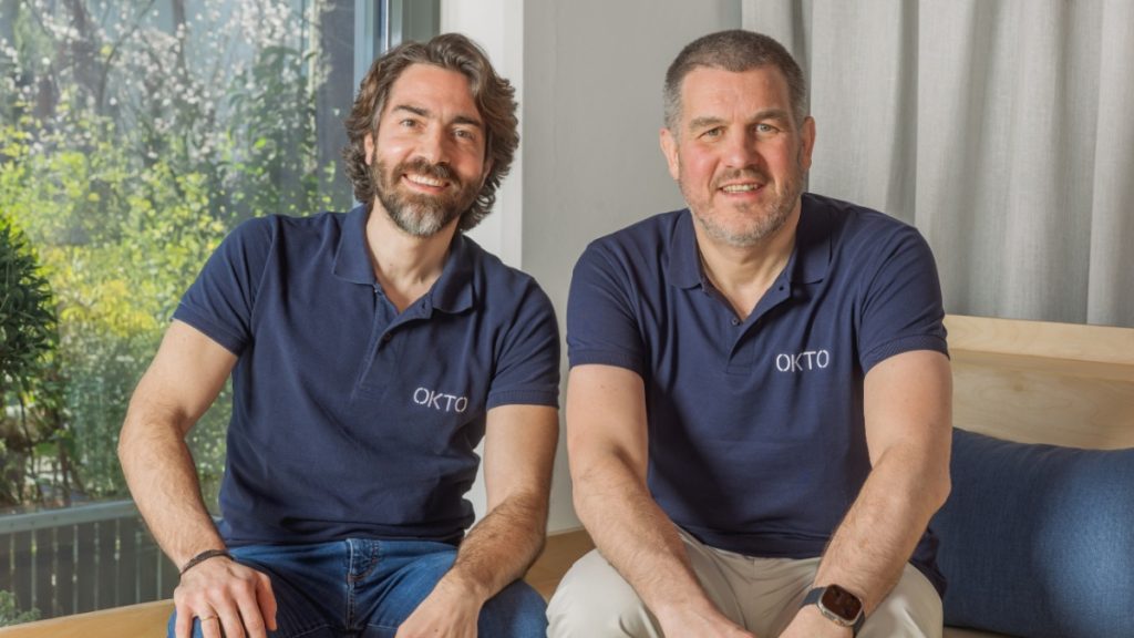 Filippos Antonopoulos, Founder of OKTO, and Edward Chandler, Group CEO of OKTO
