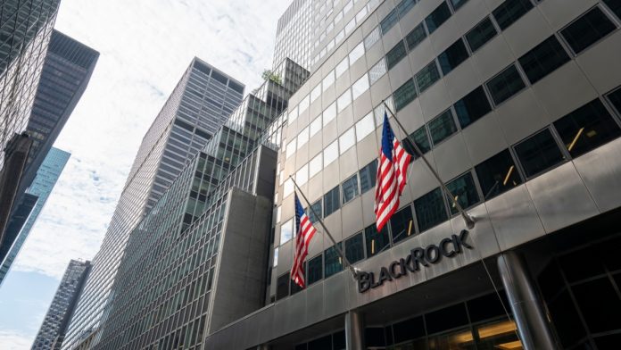 An image of Blackrock's headquarters in New York following it's announcement to issue DLT shares