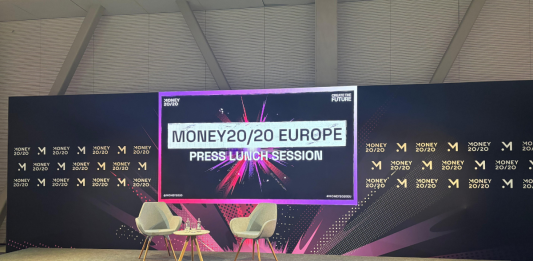 Image of the press stage at Money 20/20
