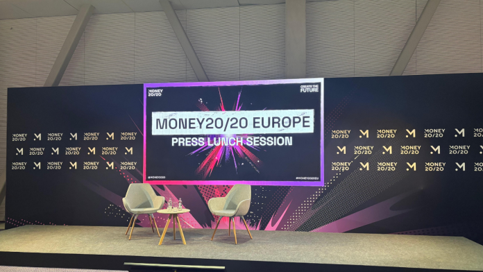 Image of the press stage at Money 20/20