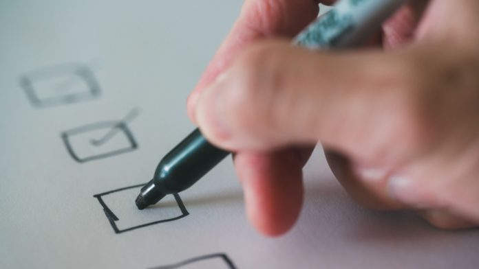 AML compliance tick box
