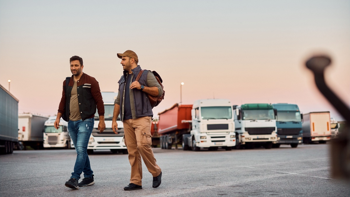 Image of a truck stop following a judgement in favour of a North Dakota truck stop again the Fed regarding debit card fees