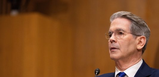 January 16, 2025 - Washington DC: The Senate Finance Committee examines the nomination of Scott Bessent for secretary of the treasury.