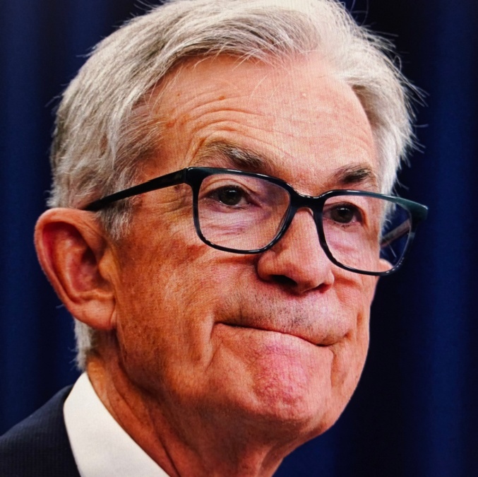 Close-up of Jerome Powell, chairman of the Federal Reserve, looking thoughtful during a press conference on monetary policy and economic outlook.United States on 22 September 2025.