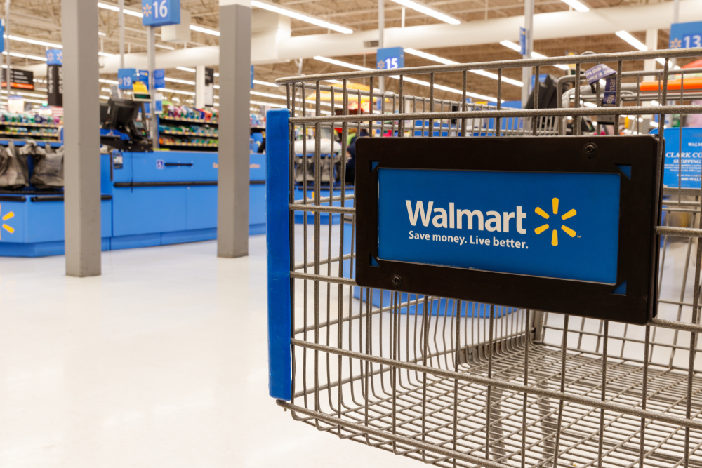 Las Vegas - Circa June 2019: Walmart Retail Location. Walmart is boosting its internet and ecommerce presence to keep up with competitors VI