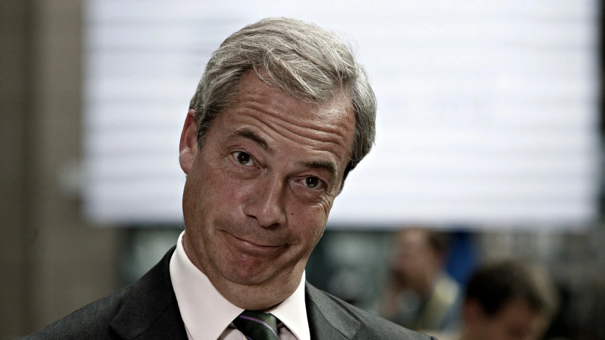 Nigel Farage, Leader of Reform Uk.