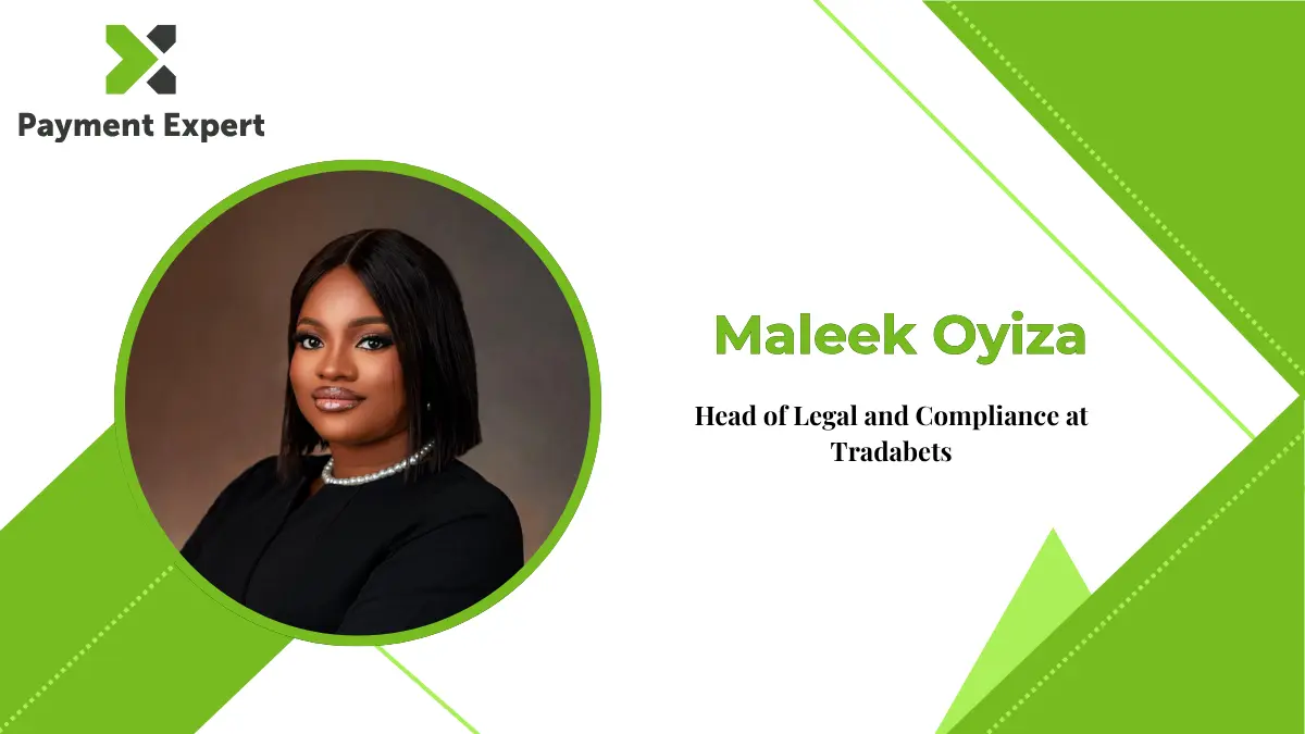 Maleek Oyiza, Head of Legal & Compliance, Tradabets