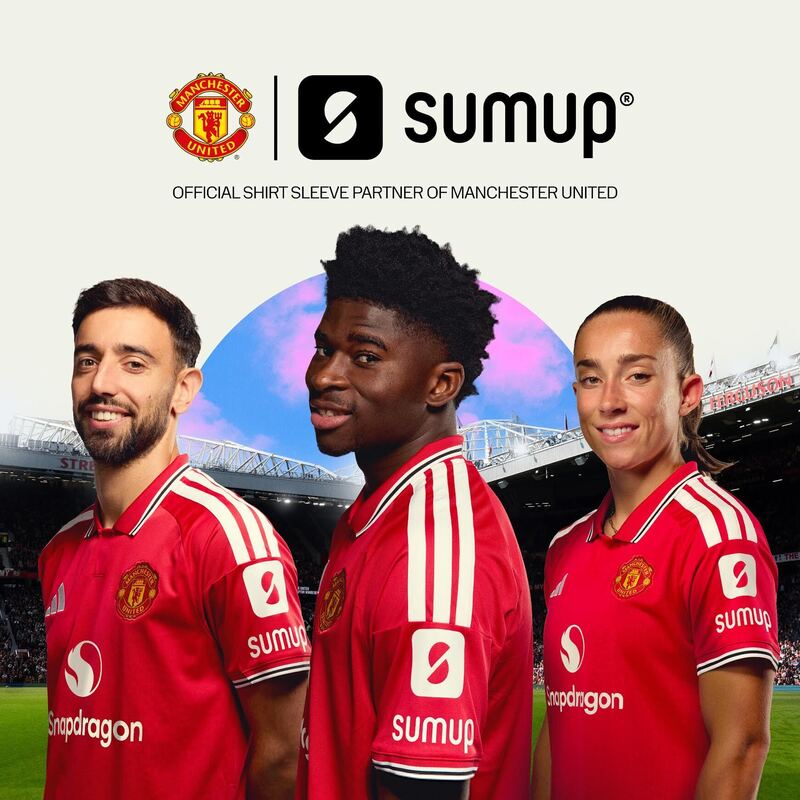 Manchester United - SumUp sponsorship 
