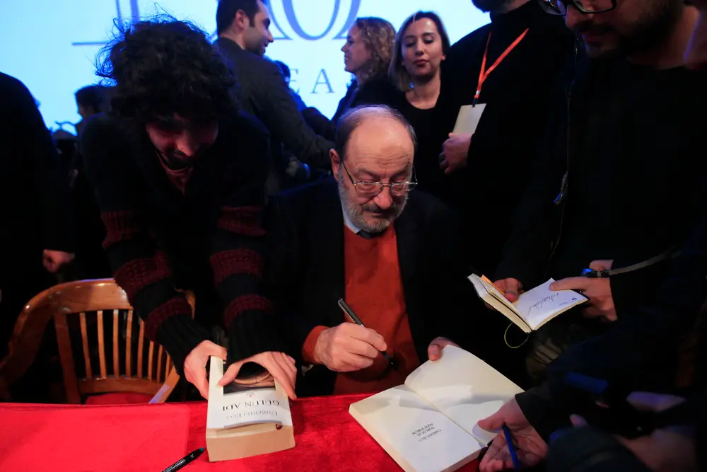 Umberto Eco, author of In the Name of the Rose